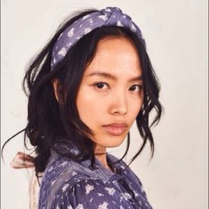Lele Sadoughi Chambray Floral LSF Headband